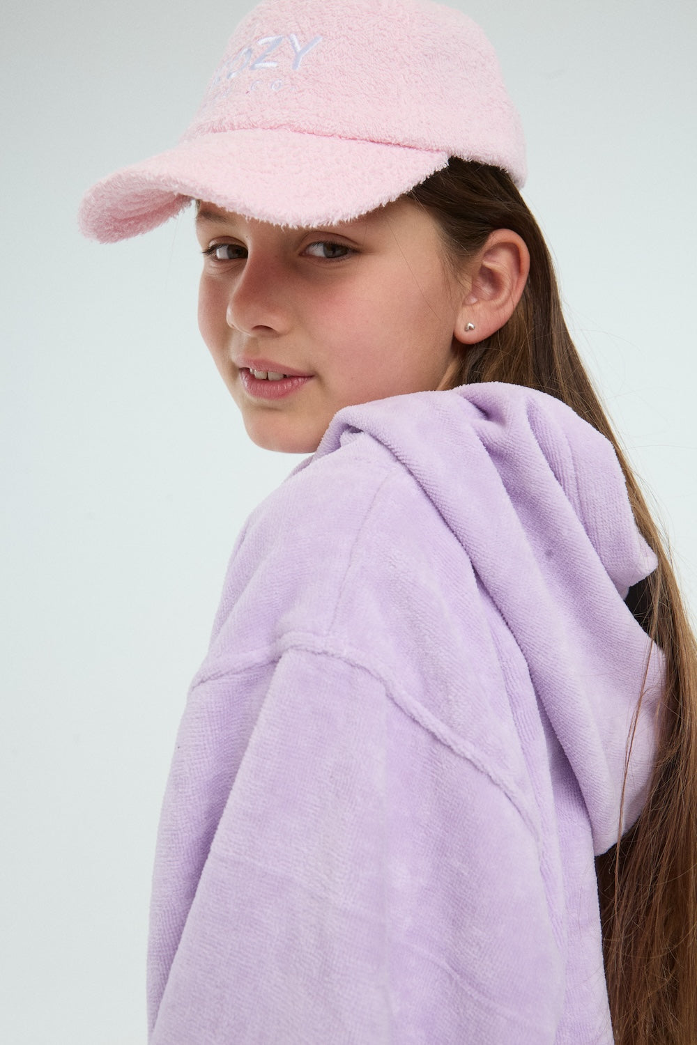 Kids Cap in Pastel Pink