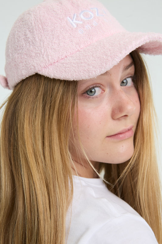 Kids Cap in Pastel Pink