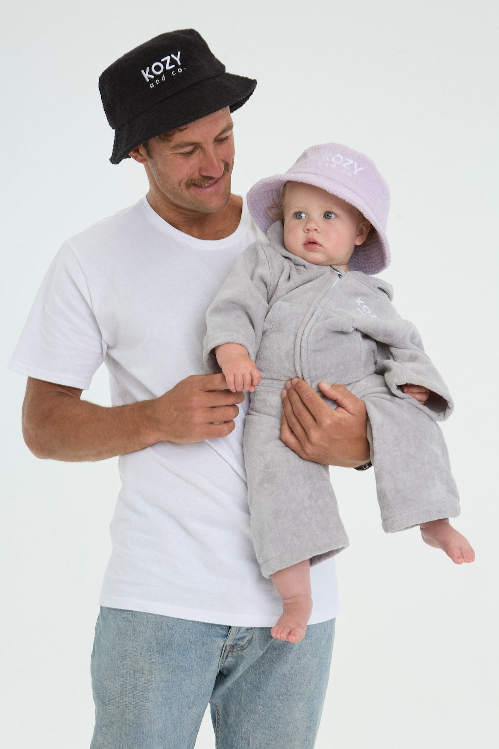 Kids Terry Bucket Hat Lilac